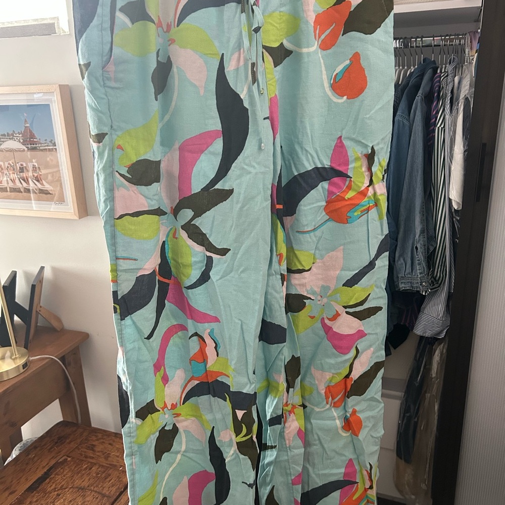 A New Day Floral Patterned Pants
